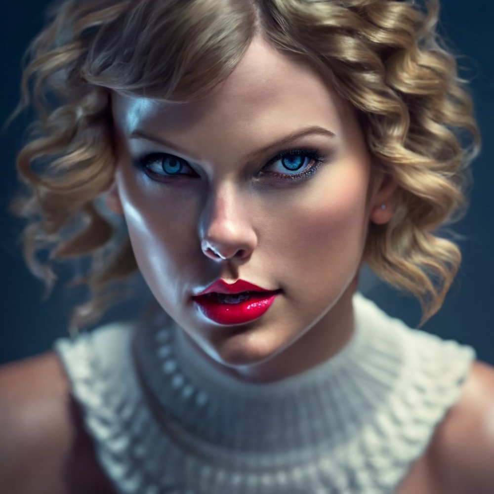 Handmade photo print of Taylor Swift